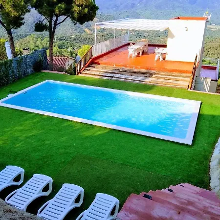 With 6 Bedrooms In With Wonderful Sea View Private Pool Enclosed Garden * Lloret de Mar