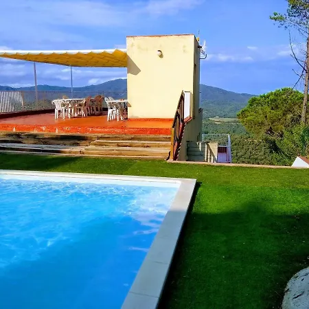 With 6 Bedrooms In With Wonderful Sea View Private Pool Enclosed Garden Villa Lloret de Mar
